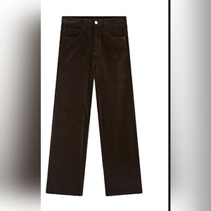Massimo Dutti Brown Corduroy Pants